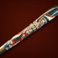 Handmade | Fire And Ice | Black Titanium Fountain Pen | Passion | Power