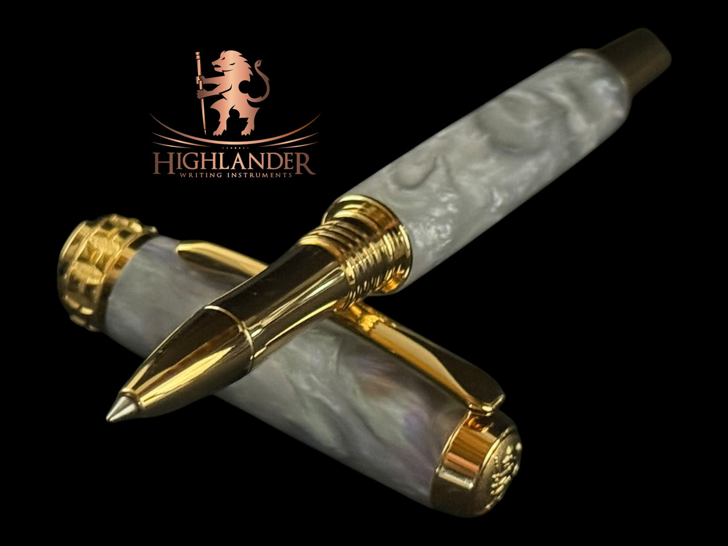 Mystic Opal | Handcrafted Gold Rollerball by Highlander - A Lasting Gift