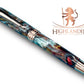 Elegant “Mosaic Glass” Rose Gold Acrylic Fountain Pen, One of a Kind, Handmade in Colorado. Ink, Converter, Pen Sleeve & Box Included. - HighlanderPen