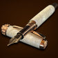 Pearly Opal Red Gold Fountain Pen- “The Perfect Gift”
