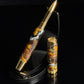 Caramel Latte | Gold Rollerball Pen by Highlander | Handmade in Colorado
