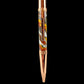 Rose Gold "Caramel Latte" Handmade Glasgow Ballpoint Pen. One of a Kind, Handcrafted by Highlander Pen in CO. Box, Ink, & Sleeve Included. [ML-BP-1205-02]