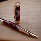 Whimsical “Rootbeer Float” Rose Gold Fountain Pen, Artisan Handcrafted Writing Instrument. Simple to Use. Handmade in CO USA. One of a Kind - HighlanderPen