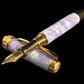 Red Gold “Amethyst Opal” Handcrafted Highlander Fountain Pen - Perfect Gift