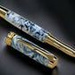 Ming Dynasty, One of a Kind Gold Highlander SKYE Handmade Custom Acrylic Rollerball Pen. Artisan Rare & Unique, Completely Handcrafted in CO - HighlanderPen