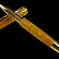 Gold “Mayan Gold” Handmade Acrylic Rollerball Pen, One of a Kind, Handcrafted in CO. Ink, Velvet Sleeve, and Pen Box Included, By Highlander Pen. [ML-RB-1201-02]