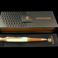 Handcrafted “Iridescent Green Pearl” Red Gold Ballpoint Pen
