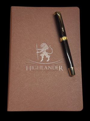 East Indian Rosewood | Gold Rollerball Pen | Highlander Collection