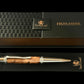 Museum Grade Exotic Thuya Burl Wood | Polished Chrome Ballpoint Pen | Hand Turned In Colorado