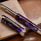 Whimsical “Purple Copper” Rose Gold Fountain Pen, Artisan Handcrafted Writing Instrument. Simple to Use. Handmade in CO USA. One of a Kind - HighlanderPen