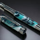 Elegant Swirl,  One of a Kind Black Titanium Handmade Fountain Pen. Artisan Rare & Completely Custom, Handcrafted in Colorado, USA. - HighlanderPen