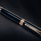 Exotic Gaboon Ebony, One of a Kind Rose Gold, Handmade Custom Fountain Pen. Artisan Rare & Unique, Completely Handcrafted in Colorado, USA. - HighlanderPen