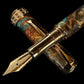 Dragon Skin | Red Gold Fountain Pen by Highlander | Handmade in Colorado