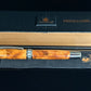 Exotic Thuya Burl Wood Handcrafted Black Titanium Rollerball Pen by Highlander
