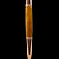 Rose Gold Exotic Thuya Burl Handmade Glasgow Ballpoint Pen. One of a Kind, Handcrafted by Highlander Pen in CO. Box, Ink, & Sleeve Included. [ML-BP-1123-08]