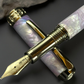 Black Titanium | Amethyst Opal Fountain Pen – Handcrafted Luxury Writing Instrument