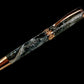 Red Gold “Smoky Quartz” Handmade Rollerball Pen. One of a Kind, Handcrafted by Highlander Pen in Colorado. Box, Sleeve, & Ink Included. [ML-RB-0201-02]