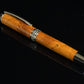 Amboyna Sovereign | Exotic Amboyna Wood & Black Titanium Fountain Pen | Handmade by Highlander