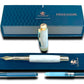 Elegant “Pearly Opal” Handcrafted Luxury Gold Fountain Pen, One of a Kind, Handmade in Colorado. Ink, Converter, Sleeve, & Box Included. - HighlanderPen