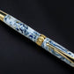 Ming Dynasty, One of a Kind Gold Highlander SKYE Handmade Custom Acrylic Rollerball Pen. Artisan Rare & Unique, Completely Handcrafted in CO - HighlanderPen