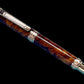 Highlander Edinburgh Exotic Thuja Burl Wood Rose Gold Fountain Pen, Handcrafted in CO. Ink, Converter, Pen Sleeve, & Box Included. - HighlanderPen