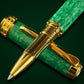 “Eternal Emerald” | Gold Rollerball Pen | Highlander Collection