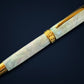 Sapphire Opal | Gold Fountain Pen | Highlander Collection