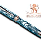 Timeless “Imperial Black” Rose Gold Fountain Pen, One of a Kind, Handmade in Colorado. Ink, Converter, Pen Sleeve & Box Included. - HighlanderPen