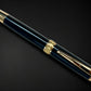 Exotic Gaboon Ebony Gold Rollerball Pen, Artisan Handcrafted Writing Instrument. Handmade Custom in Colorado. One of a Kind. - HighlanderPen