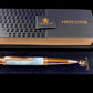 Rose Gold "Stratus" Handmade Glasgow Ballpoint Pen. One of a Kind, Handcrafted by Highlander Pen in CO. Box, Ink, & Sleeve Included. [ML-BP-1210-02]