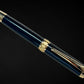 Exotic Gaboon Ebony Wood Gold Fountain Pen, Artisan Handcrafted Writing Instrument. Simple to Use. Handmade Custom in CO, One of a Kind. - HighlanderPen