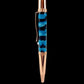 Rose Gold "Arctic Zebra" Handmade Glasgow Ballpoint Pen. One of a Kind, Handcrafted by Highlander Pen in CO. Box, Ink, & Sleeve Included. [ML-BP-1205-03]