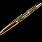 Rose Gold "24K Zebra" Handmade Glasgow Ballpoint Pen. One of a Kind, Handcrafted by Highlander Pen in CO. Box, Ink, & Sleeve Included. [ML-BP-1130-04]