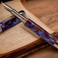 Whimsical “Purple Copper” Rose Gold Fountain Pen, Artisan Handcrafted Writing Instrument. Simple to Use. Handmade in CO USA. One of a Kind - HighlanderPen