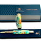 Whimsical “Italian Sorbet” Handcrafted Gold Rollerball Pen, One of a Kind, Handmade in Colorado. Ink, Velvet Sleeve, and Pen Box Included. - HighlanderPen