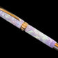 Red Gold “Amethyst Opal” Handcrafted Highlander Fountain Pen - Perfect Gift