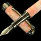Handmade “Sunstone Opal” | Black Titanium  Fountain Pen | By Highlander Pen.
