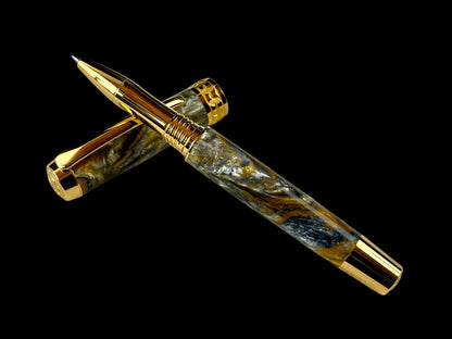 Highlander “Precious Metals” Gold Rollerball Pen [ML-RB-0201-01]