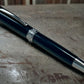 Exotic Gaboon Ebony Black Titanium Rollerball Pen, Artisan Handcrafted Writing Instrument. Handmade Custom in Colorado. One of a Kind. - HighlanderPen