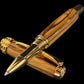 Certified Exotic Bethlehem Olivewood | Gold Rollerball Pen | Highlander Collection