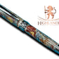 Striking “Molten Metals” Black Titanium Fountain Pen, Artisan Handcrafted Writing Instrument. Converter, Ink, Sleeve & Box Included. - HighlanderPen