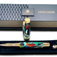 Elegant “Bright Swirls” Handcrafted Gold Rollerball Pen, One of a Kind, Handmade in Colorado. Ink, Velvet Sleeve, and Pen Box Included. - HighlanderPen