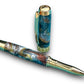 Beautiful “Molten Metals” Handcrafted Gold Rollerball Pen, One of a Kind, Handmade in Colorado. Ink, Velvet Sleeve, and Pen Box Included. - HighlanderPen