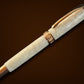 Pearly Opal Red Gold Fountain Pen- “The Perfect Gift”