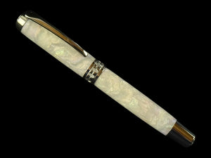 Abalone Opal | Black Titanium Rollerball Pen | Highlander Collection
