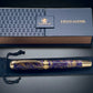 Purple and Gold Swirl, One of a Kind, Gold Handmade Custom Rollerball Pen. Artisan Rare & Unique, Completely Handcrafted in Co, USA - HighlanderPen