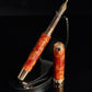 Crownfire – Red Gold Fountain Pen | Handmade by Highlander