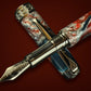 Handmade | Fire And Ice | Black Titanium Fountain Pen | Passion | Power