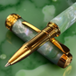 Emerald Opal | Gold Rollerball Pen by Highlander - A Lasting Gift