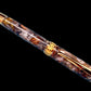 Striking “Molten Metals” Handcrafted Luxury Gold Fountain Pen, One of a Kind, Handmade in Colorado. Ink, Converter, Sleeve, & Box Included. - HighlanderPen